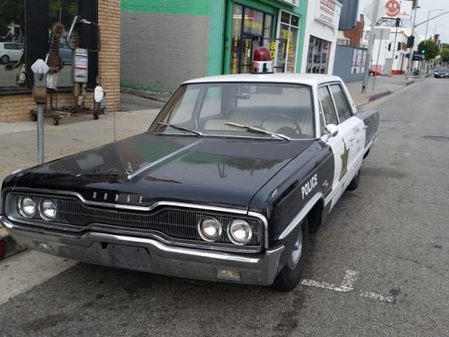 Why is a Detroit Police Car patrolling Los Angeles Streets? What is that all about?