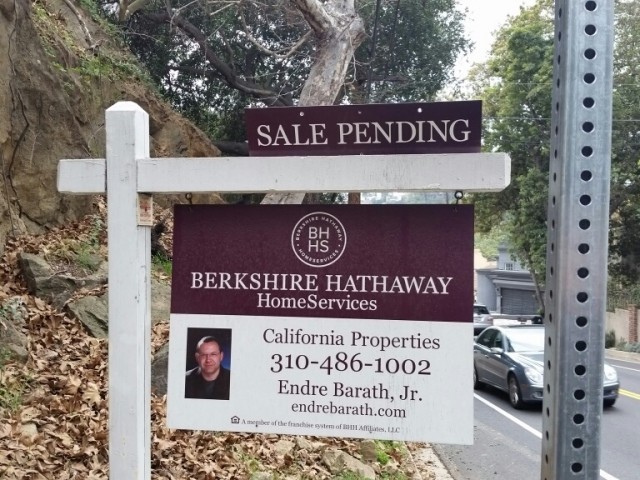 Endre Barath,Jr. has been Recognized  by David Cabot President and CEO of Berkshire Hathaway HomeService CA Properties!