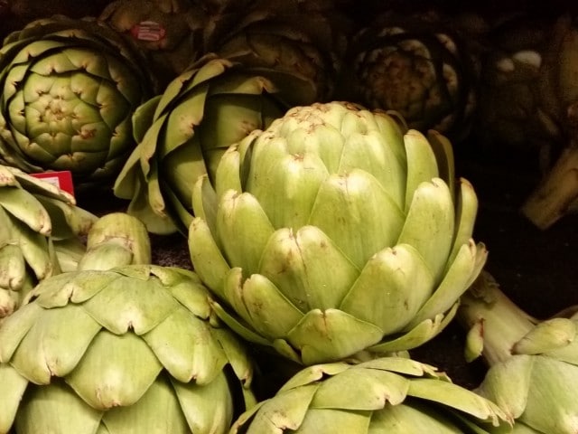 Baked Stuffed Artichokes by Endre Barath, Jr.