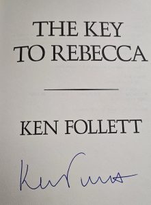 Ken Follett's authographed book